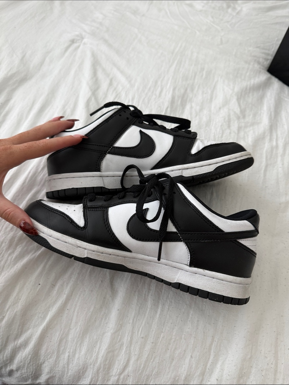 Nike Black and White Low-Top Sneakers